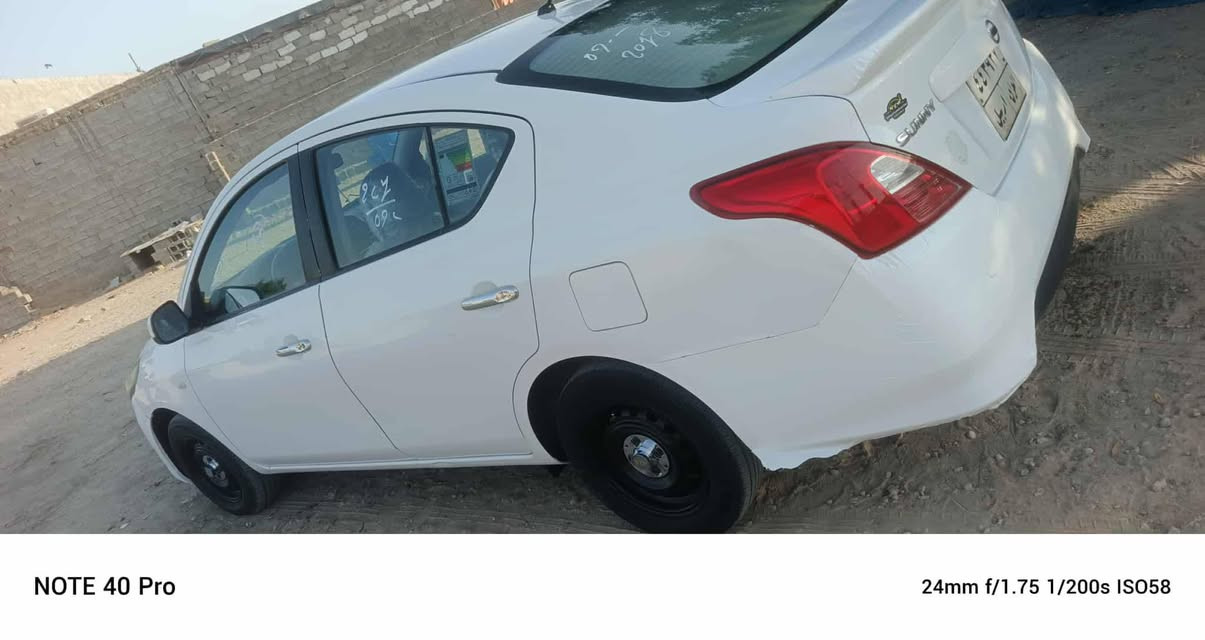 نيسان صني 2018 اربيل
سياره مكفوله من اتبديل وصبغ 
تبريد ثلج  تدفئه كله شغال 
تخم تاير جديد حداديه.. كير  او مكينه مكفول  
سعر 102 او بيه مجال 
الاستفسار اكثر اتصل *********** 
متواجد قليل كلش عل فيس 
العنوان النجف الكوفه
