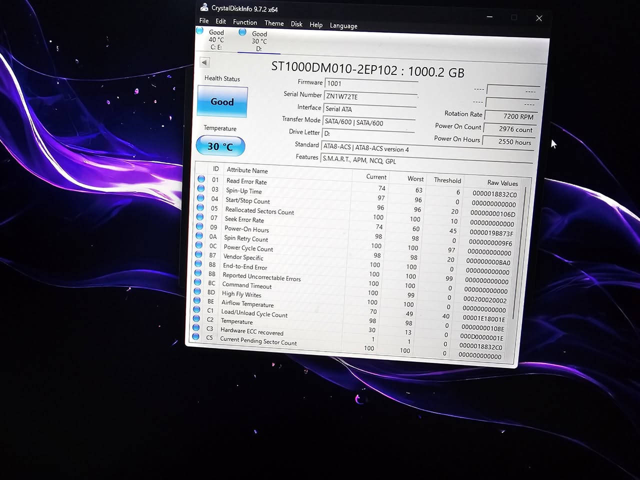 للبيع هارد 1 تيرا
هارد Seagate BarraCuda Compute 1TB (HDD) نظيف جدا 
السعر 50 الف


**إذا كنت صاحب هذا الإعلان وتريد حذفه لأي سبب، رجاءا أرسل رسالة إلى الدعم الفني**