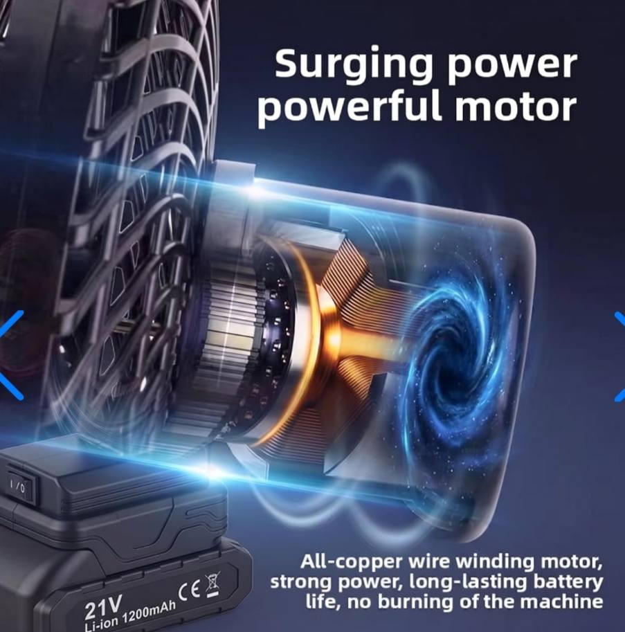 تدفق هواء عالي السرعة: مزودة بمحرك DC 12V متطور مصمم لتوفير أقصى قدر من دفع الهواء، مما يمنحك تبريداً فورياً وانتعاشاً حقيقياً في أيام الصيف الحارة والأجواء الرطبة.

بطارية تدوم طويلاً: مجهزة ببطارية ذات سعة كبيرة توفر تغطية مستمرة تصل إلى 24 ساعة عند الإعدادات المنخفضة، مما يجعلها الحل المثالي أثناء انقطاع التيار الكهربائي الطويل.

تصميم قوي للمطبخ والعمل الشاق: تتميز بقاعدة متينة وشبكة معدنية واقية، مما يجعلها مروحة مثالية للاستخدام في المطبخ بالقرب من الموقد، حيث تتحمل ظروف العمل وتوفر هواءً بارداً أثناء الطهي.

لاسلكية وسهلة التنقل: بفضل التصميم اللاسلكي وحجمها المناسب، يمكنك نقلها بسهولة من غرفة المعيشة إلى الشرفة أو استخدامها في الرحلات الخارجية حيث لا يتوفر مصدر للكهرباء.

محرك موفر للطاقة وهادئ: يعمل المحرك بكفاءة عالية واستهلاك منخفض للطاقة، مما يمنع ارتفاع درجة حرارة الجهاز ويضمن تشغيلاً هادئاً تماماً، وهو مثالي للمكاتب أو غرف النوم.

رأس قابل للتعديل: تتيح لك ميزة تعديل زاوية الميل توجيه تدفق الهواء بدقة نحو المكان الذي تحتاجه، سواء كنت تعمل على مكتبك أو تسترخي على السرير.

المواصفات التقنية

نوع المحرك: DC 12V عالي السرعة وموفر للطاقة.

مصدر الطاقة: بطارية مدمجة قابلة للشحن (تدعم الاستخدام اللاسلكي).

مدة التشغيل: تصل إلى 24 ساعة (حسب السرعة).

الهيكل: شبكة معدنية متينة مع قاعدة ضد الانزلاق.

اللون: أسود عصري (Sleek Black).

الاستخدامات: المطبخ، المكتب، غرفة النوم، والرحلات الخارجية.

تفاصيل المنتج￼￼￼￼￼￼￼￼￼￼￼ دلس, الجزائر


**إذا كنت صاحب هذا الإعلان وتريد حذفه لأي سبب، رجاءا أرسل رسالة إلى الدعم الفني**