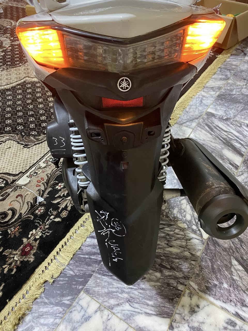 سكنس لد نوزل خطين نكره سلف طلاعات قبق نفخ ياباني هندر ستان حساس بس ملغي حاليا الدراجه مكينه مكفوله مامفتوح برغي خرسه بحاله الوكاله قبل شهرين من نازله رمبه داخل رماني نضافه الكفرات 80/100 اي نقص مابيه كلشي شغال السعر 1150 وبيه مجال حك الجيه بياع شراي لاتدخل دراجه مال جناني هـ***********
