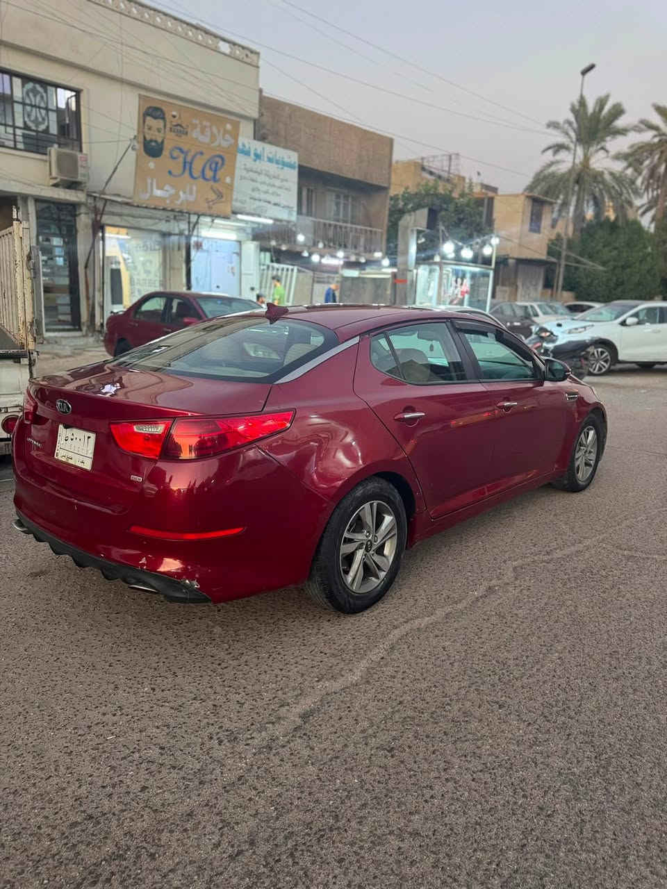 السلام عليكم
كيا اوبتيما موديل2015 امريكي رقم بغداد بأسمي
محرك 2400 GDI المكينه مجفته وبدون تنقيص دهن وبدون دوانز مكينة السياره خير من الله
 حادثها الجاملغ عكس السايق مصبوغه حزام 
مواصفات عاديه FE تحكم ستيرن جهتين نضام ايكو
ماشية 100 الف ميل
السعر 97 بيها مجال بسيط
عنواني بغداد شارع فلسطين ***********
