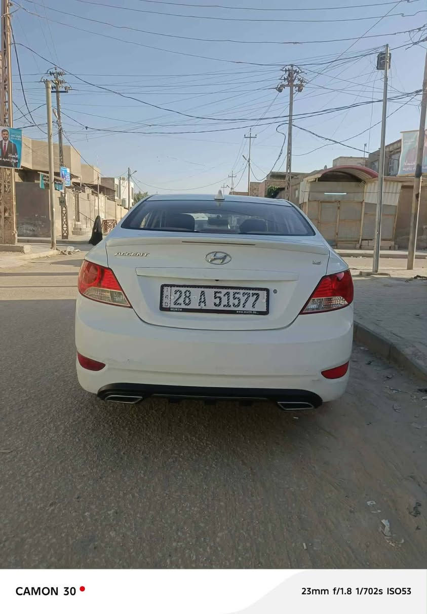 سلام عليكم
اكسنت للبيع خليجي مكينه 1600 مكفوله كير مكفول حداديه جديده تخم تاير جديد دواخل حلوه
سياره بسمي رقم انگليزي سنويه 29 تنتهي سياره حلوه ما ناقصها برغي مكفوله من الضربه القويه والتبديل 
مكان السياره ديوانيه قضاء شاميه 
سعرها 106 وبيها مجال ... للتواصل ***********
