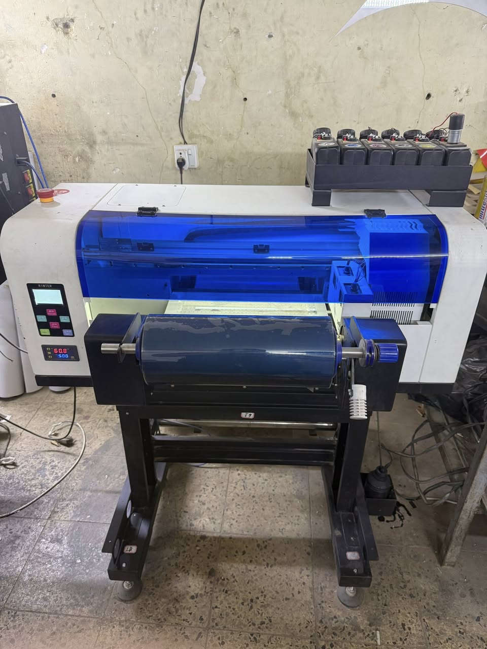 طابعة uv dtfللبيع
من رخصة الادمن طابعة يوفي مع اشعة فوق البنفسجية قياس 30سم

تطبع ستيكرات نوع الهيد xp600 عدد 2 هيد وارنيش وهيد للالوان الطابعة جديدة مطبوع بيهه اقل ال 10 متر مضمونة من كلشي تصلح مشروع كامل لطباعة الستيكرات على كل شي اكريلك او زجاج او اي صطح املس

للاستفسار  على الخاص او الاتصال ***********
