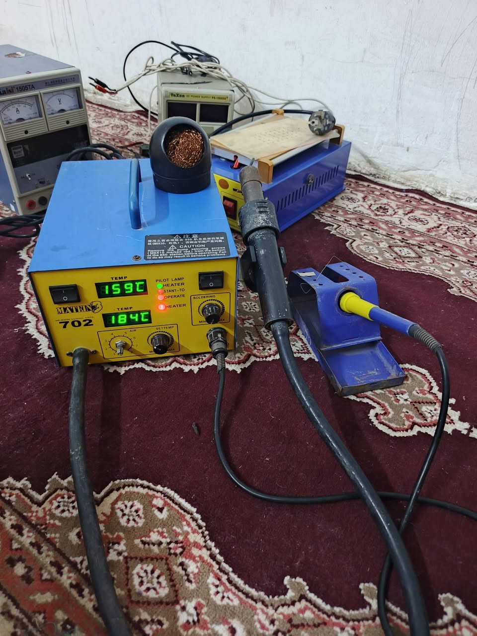 السلام عليكم/ لبيع مستعمل قليل جدا
⭕ اجهزة صيانه موبايلات واكترونيات لبيع  باسعار مناسبة 
🗺العنوان بغداد جميلة الثانيه 
***********
