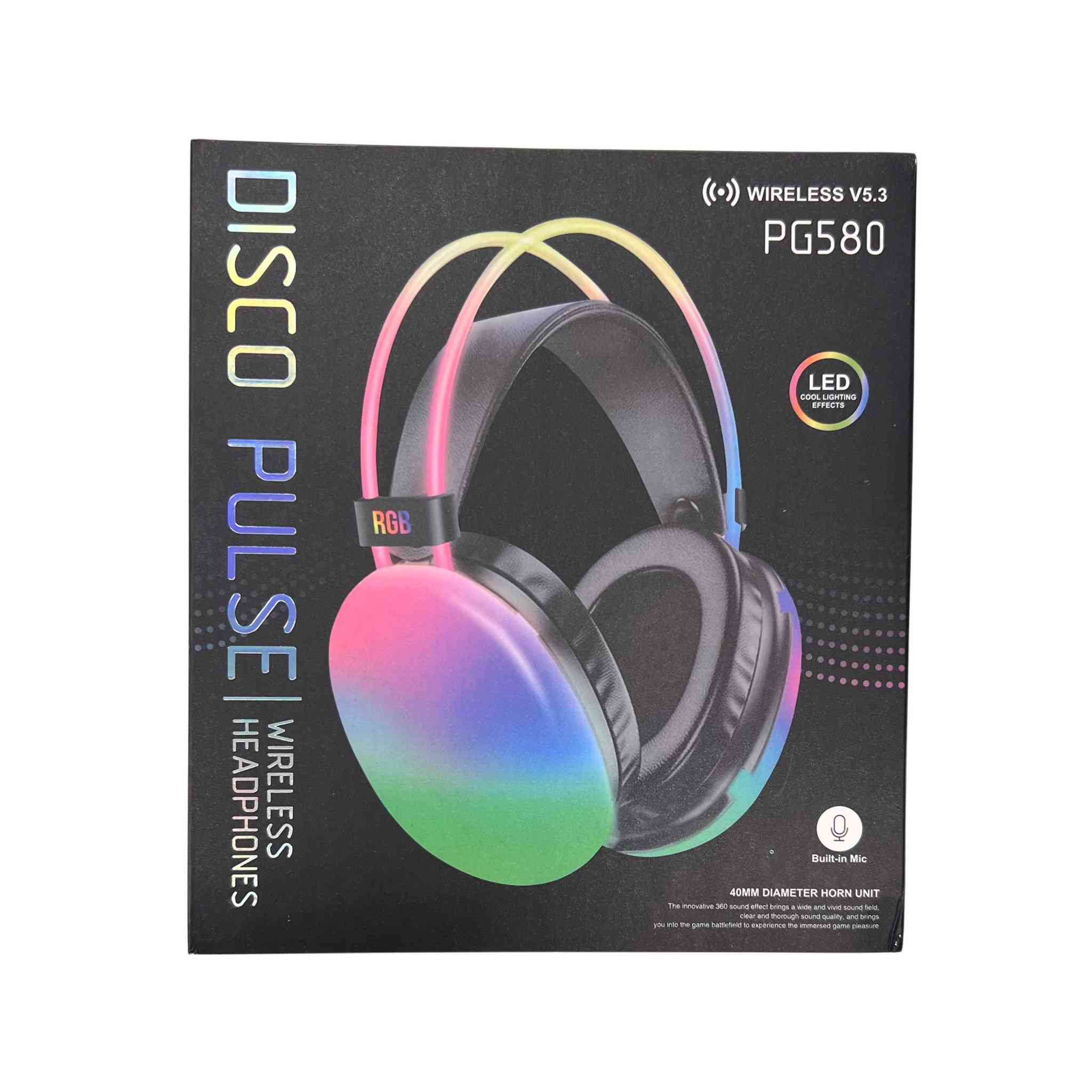 سماعة الألعاب اللاسلكية RGB PG580 Disco Pulse

استمتع بتجربة صوت وإضاءة مميزة مع سماعة PG580 اللاسلكية بتصميم RGB عصري مناسب للألعاب والموسيقى والاستخدام اليومي.

• اتصال لاسلكي Wireless V5.3 لحرية أكبر أثناء الاستخدام

• إضاءة RGB LED متعددة التأثيرات بتصميم ملفت

• وحدة صوت بقطر 40mm لصوت واضح وعميق

• مايكروفون مدمج للمكالمات والدردشة

• تدعم أزرار تحكم متعددة لتغيير الأغاني والتحكم بالصوت والرد على المكالمات

• تدعم كارت TF مع منفذ شحن Type-C

• الموديل: PG580 Disco Pulse
• نوع الاتصال: Wireless V5.3
• نوع المنتج: Wireless Gaming Headphones
• قطر السماعة: Φ40mm
• نطاق التردد: 20Hz – 20kHz
• الحساسية: 119±3dB
• الجهد المقنن: DC 5V
• التيار المقنن: ≤1mA
• سعة البطارية: 800mAh
• وقت الشحن: حوالي ساعتين
• الوزن: 320g ±5g
• الشحن: Type-C
• المزايا الإضافية: ANC Intelligent Active Noise Reduction / Built-in Mic / RGB Lighting

محتويات العلبة:
• سماعة PG580 RGB
• كيبل شحن Type-C
• كتيب التعليمات

الحجز خاص او من هنا 👇🏽
https://rolemall.com/?strung=G9Owh5Rgootquality12843 ناصرية, ذي قار


**إذا كنت صاحب هذا الإعلان وتريد حذفه لأي سبب، رجاءا أرسل رسالة إلى الدعم الفني**
