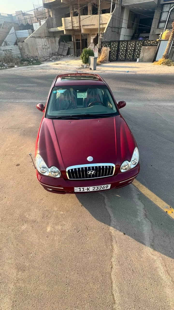 متاح سوناتا موديل 2003
مكينه V6/2700 
كير ومكينه مكفولات 
رقم بغداد الجديد ب اسمي وشرط التحويل وهزه جديده 

صدر امامي خلفي جديد 
ويل كب البلادي حجم 16 
ريمونت كونترول 
تاب اندرويد الحجم الكبير 
كامره دواره 
فتحه سقف 
داخل صاج 
 لايت زنون عالي ناصي
السياره جاهزه و ايدي بيها وممبقي بيها نقص 
تكم شواصي لغود قماره مكفولات 
مكفوله من الحادث القوي
السعر 69  مكاني بغداد الكرخ 
***********
