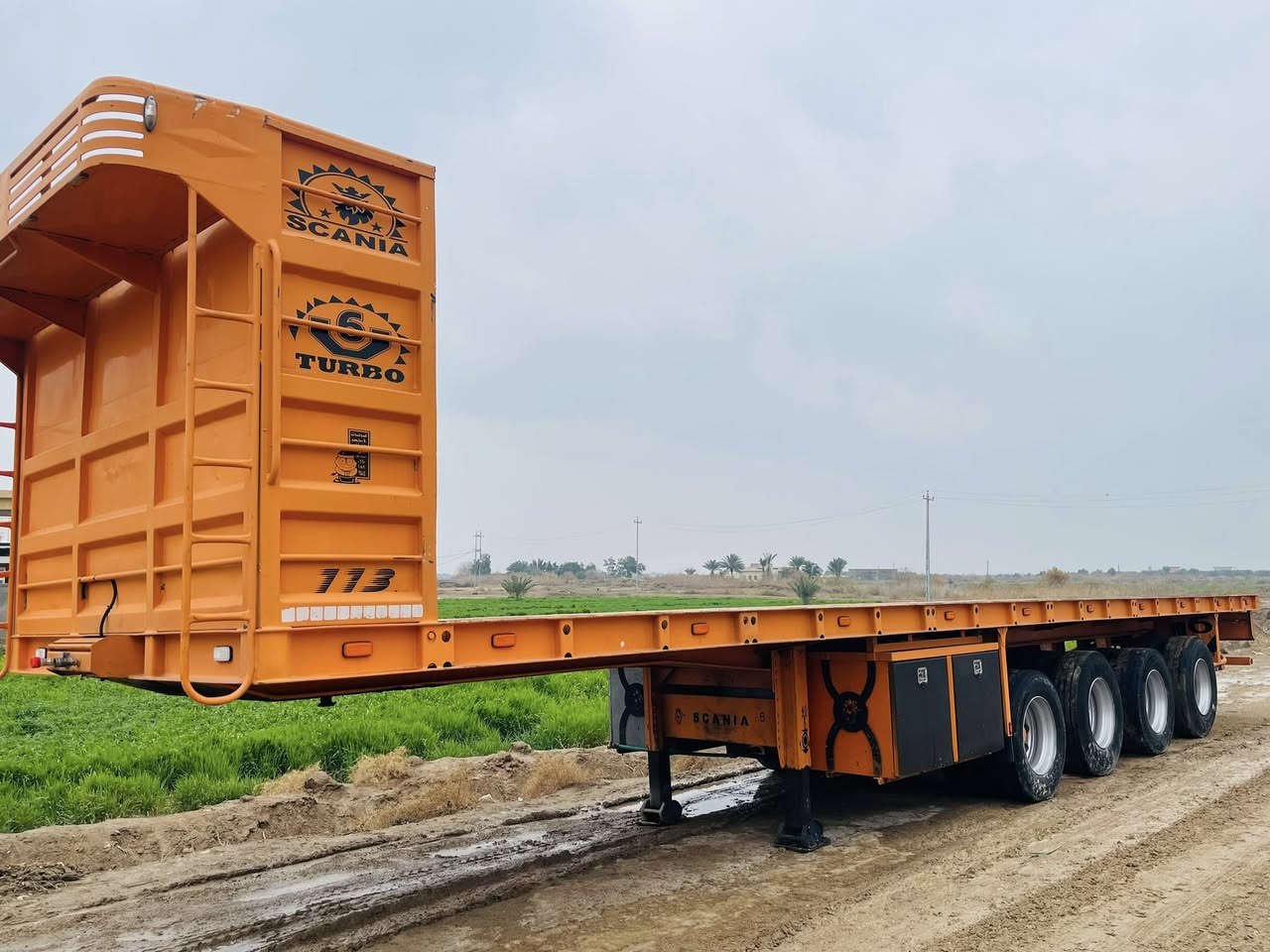 سلام عليكم عربانه حداديه اربع دناكير مكفوله شاصي
16 اوكراني دناگير 14  الطول 13 تخم تاير جاهزه للشغل للاستفسار ***********
