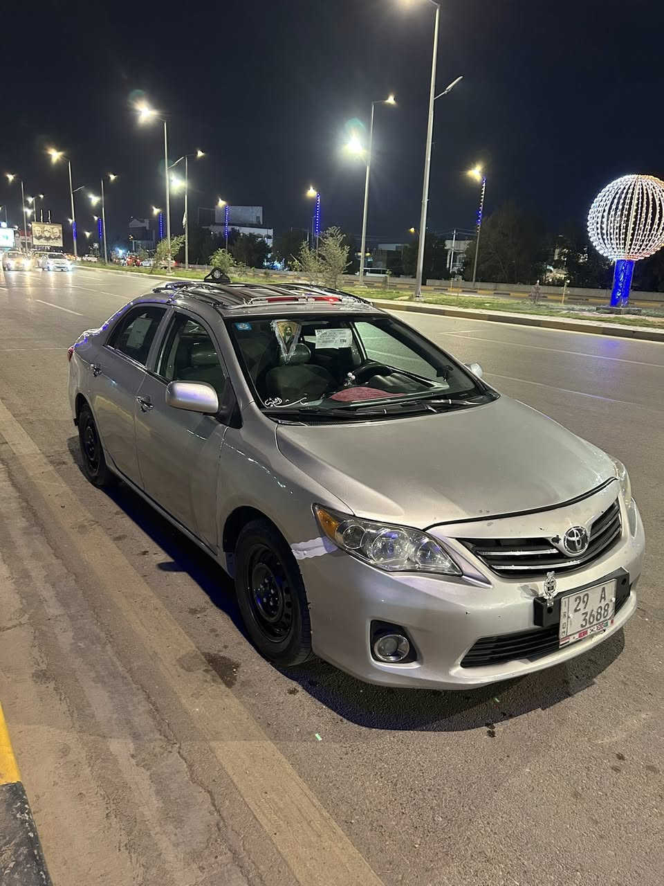 سلام عليكم كورله 2009محدثه 2013سياره جاهزه مانقصه برغي تخم تاير حداديه امامي خلفي كله جديد تبريد دوشمه جديده السياره جاهزه مال جناي وباقي التفاصيل ***********
