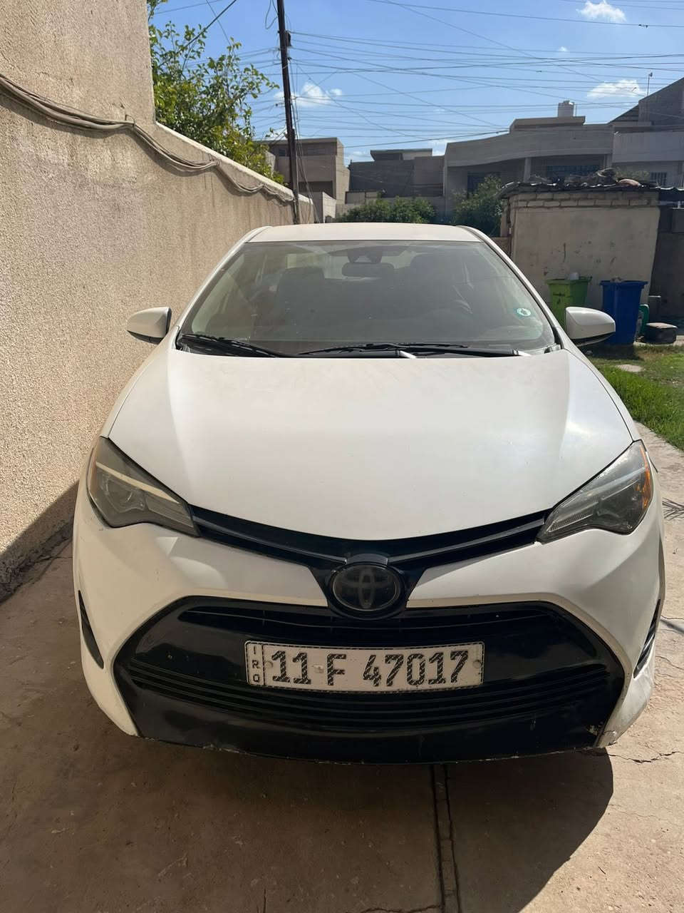 السلام عليكم كورلا ٢٠١٩ وارد امريكي le 
حادث سرقة موضح بالصور بدون دواخل بدون ايرباك قطعة وحدة صبغ 
محرك ١٨٠٠ 
 ماشية ١١٣ ميل  
صدر جديد 
تخم تاير جديد 
السعر ١٣٨$
العنوان بغداد الكرخ 
رقم الهاتف ***********
واتساب
