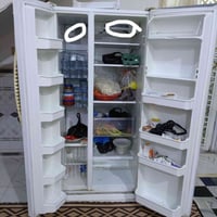 ثلاجه بابين • فريزر ما يبرد • بيه مجال