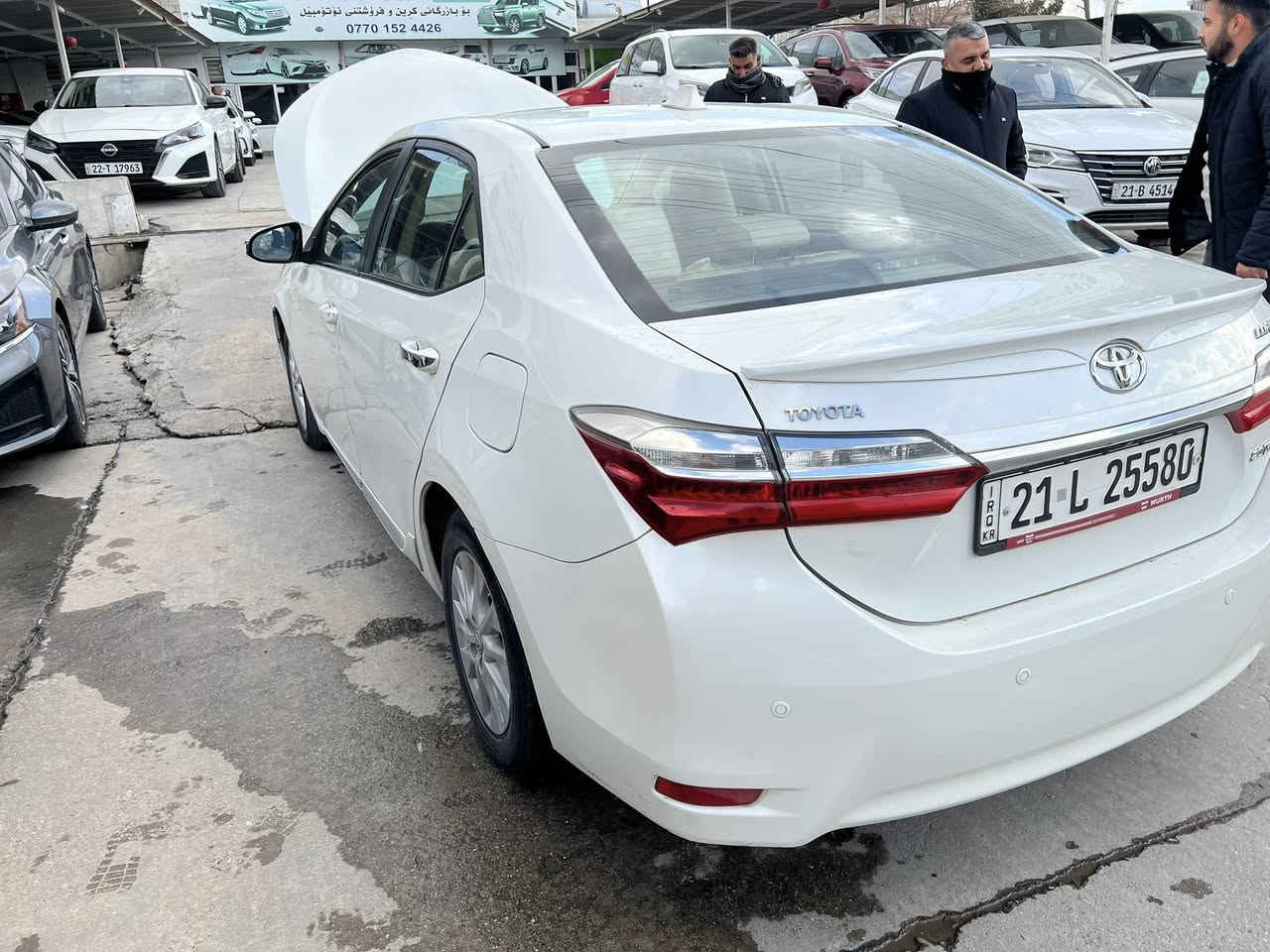 كورلا موديل 2019 خليجي شركة فول مواصفات
ماشية km120
محرك وكير بشرط 
مكينه 2.0
بيه ربع بنيد صبغ فقط 
رقم وسنوية جديد شرط تحويل 
السعر 158 وبيه مجال 
مكان سيارة سليمانية
فول مواصفات 
للاتصال ***********
