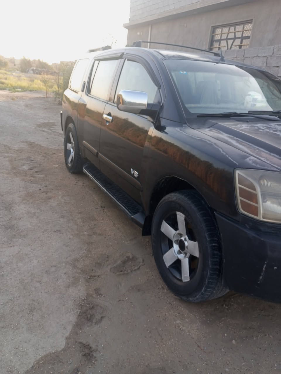 نيسان ارمادا موديل 2007 السنوية 2031باسمي للبيع او مرواس
كير محرك بلادي كهربائيات حداديه كامله منظومة غاز سعه 60 تبريد شغال 3قطع وارد امريكي 
السعر 80 بيها مجال شويه 
***********
