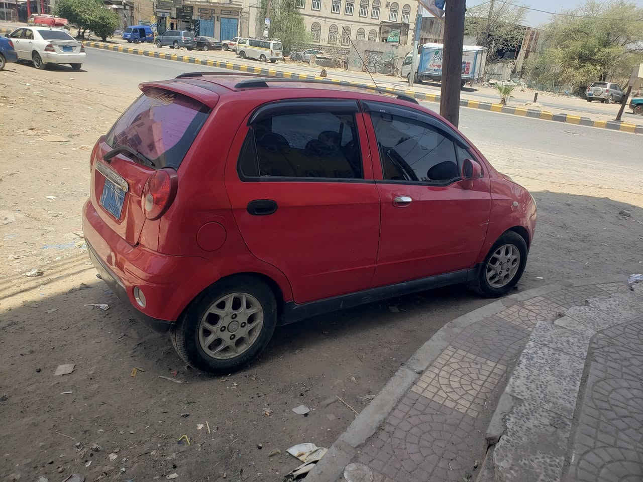 #ابونشوان #طايع #والديه 
ماتيز للبيع مديل 2008 تماتيك فريمات كهرباء كراسي مخمل طاوات كررررررروم مكينيه واسبيت مضمون بودي كررت ماشاءالله كماهوا موضح بالصور مجمرك مرقم خصوصي جاهز مستعمل نظيف جدا جدا السعر النهائي 850 الف ريال يمني فقط لاغير قطافه نجاز ومن فوقها مانختلف انشاءالله كماحضرت غاب ابليس نجاز منتظر اتصالكم إنشاءالله 771395134
الموقع صنعـــــــــــــــاء شارع النصر بعدجولة ايه باتجاه المدينه سعوان 771395134


**إذا كنت صاحب هذا الإعلان وتريد حذفه لأي سبب، رجاءا أرسل رسالة إلى الدعم الفني**