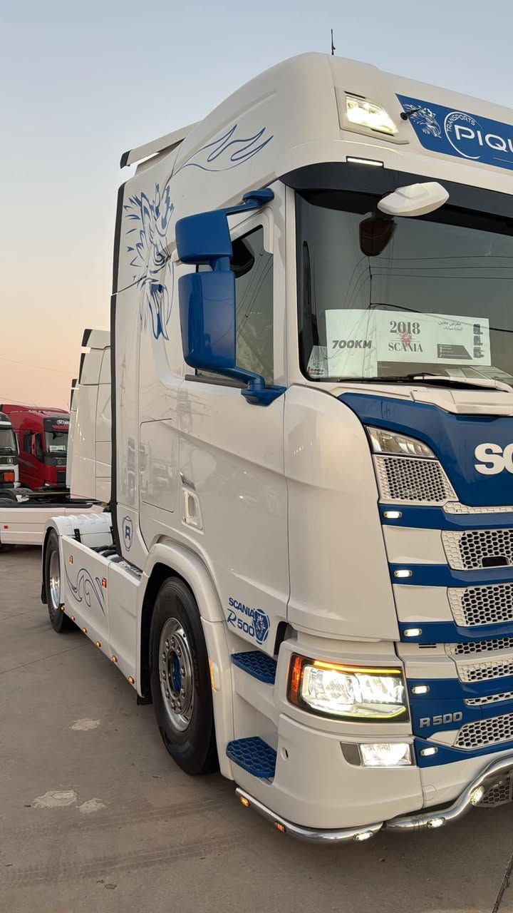 معرض مەتین 
——————
جۆر : اسکانیا راس ترێلە 
مودیل : 2018
حجم : R500
کیلۆمەتر : 700KM
رەنگ : سپی-شین
سوپر عادى
::::::::::::::::::::::::::::::::
مواصفات ✅
~~~~~~~~~~~~~~
کامیرا ✅
حساس ✅
رادار ✅
سلاجە ✅
سبلیت خزن ✅
دخل لیزر ✅
لایت لیزر ✅
لایت زینۆ ✅
کشن تبرید ✅
ستة بلاجکتۆر ✅
تاخم دعامى ✅
تاخم وینج ✅
سپایدر بیلاد ✅
ویل کرۆم ✅
ریتایدر ئاو ماء 💧 ✅
کلین تایتل ✅
————————————
***********
***********
