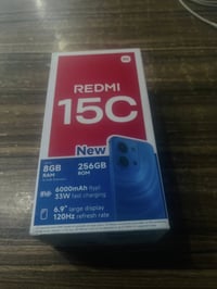 REDMI C 15 الذاكرة ٢٥٦ البطارية ٦٠٠٠  المكان الدورة  الرقم ٠٧٨٢٧٩٧١٢٨٨...