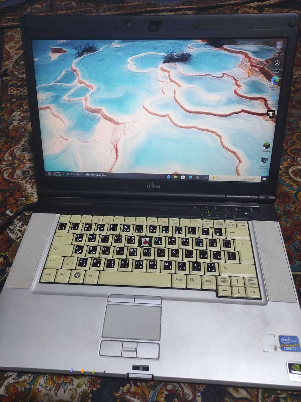 سلام عليكم لابتوب للبيع ومواصفاته موجوده مثل ما تشوفون جهاز ويندوز مكاني القرنه الشراي يتواصل وياي على هذا الرقم *********** السعر 150 وبي مجال
