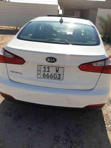 السلام عليكم للبيع
كيا سيراتو ابيض 2014 خليجي 
المواصفات اسلايت 
1- محرك حجم ٢٠٠٠دوش المرغوب   ماشية ١٢٨ الف
گير اوتماتيك وعادي 6 نمر مكفول
تبريد قطعتين امامي وخلفي  
ثلاثة انظمة قيادة نورمال وسبورت + نظام كروز مثبت سرعة وحاكية وبلوتوث  شفتات يعني المقود فول تحكمات شرط كلهن شغالات
يدات نيكل ستيل من الداخل والخارج
لد نهاري امامي 
سيارة بأسمي 
السونار مرفق مع الصور 
السعر( ١٢٣$ ) 
مكاني بغداد الرضوانية
اتصال فقط مامتواجد على الفيس 
***********
٠٧٩٠٤٦٨٢٨

