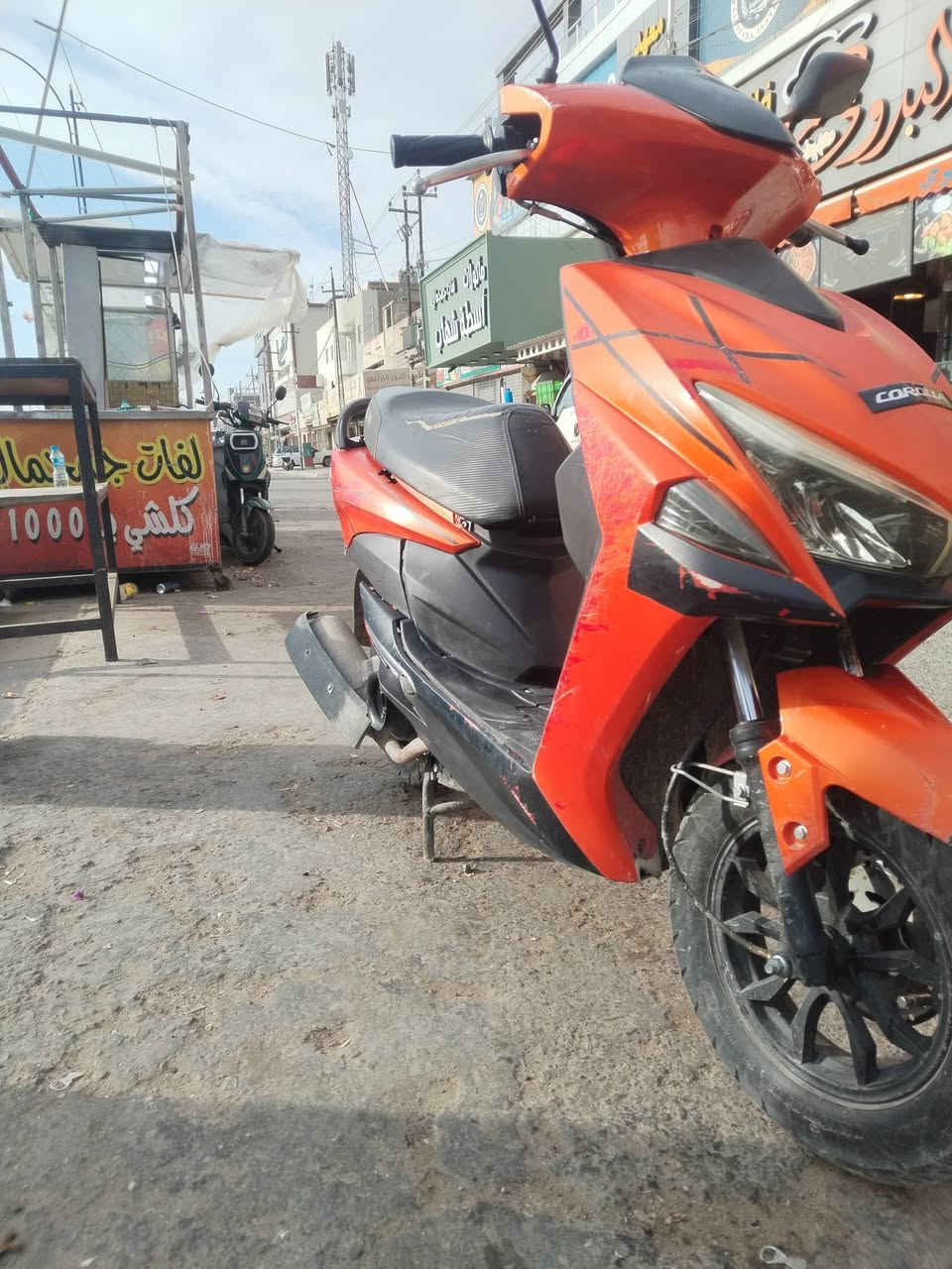 السلام عليكم دراجه ماكس fxمحرك ياباني دراجه كامله نكره. فول كهربايات كله شغال دشبول لايتات اشاير عداد سرعه دبلات شغال  السعر 325بي مجال رقم ***********
