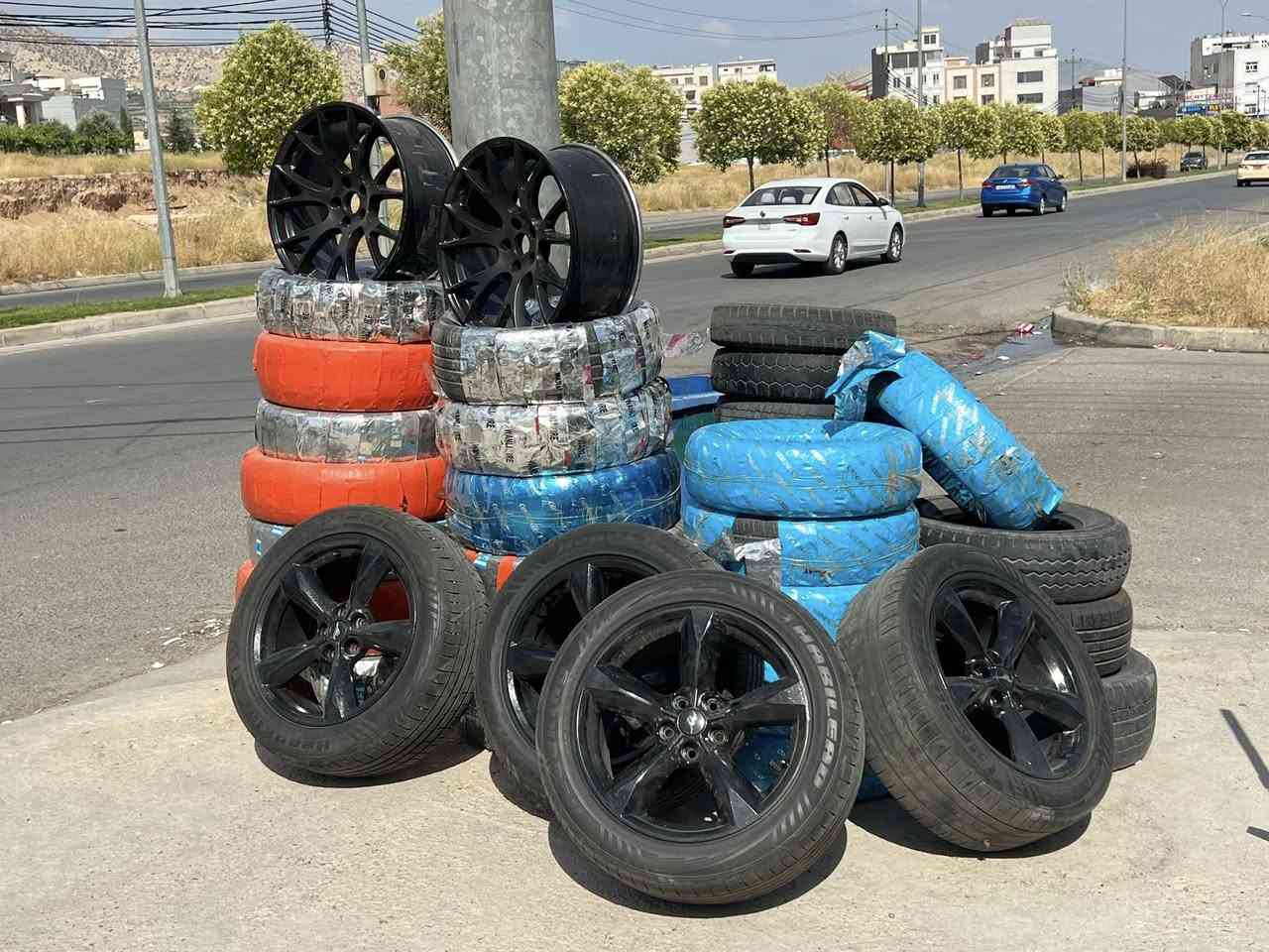 وياله حجم ١٨ بلادي بدون عواج وكسر وفطر طخم كامل ويا تايرات سعر ٣٨٠ الف وبي مجال بسيط مكان دهوك ***********
