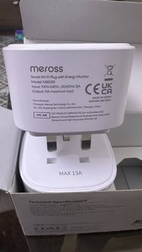 بلكات سمارت هوم 13 A  تربط ع برنامج meross  تقسين ثلاثي يعتبر جهاز حما...