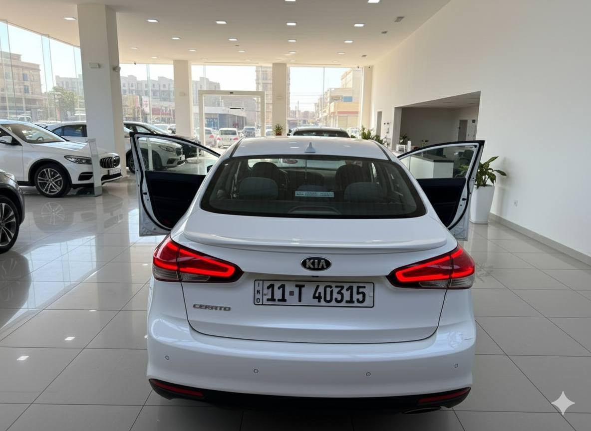 السلام عليكم اخوان  سيراتَو ٢٠١٧ فول اعله فئه  كشن جلد  تبريد تدفئه بل كشن تدفئه استيرن لايت LAD بلادالسياره ماشيه ١٧٢ الف  حساسات نقطه عمياد رادار السياره فول واحد عل واحد  مكينه ٢٠٠٠ بيها بدايه تنقيص شي بصيط جاهزه السياره تخم تاير حداديه ٩٠ بل ميه  مكاني نجف ***********  السعر ١٣٥ شي بصيط مجال ملاحضه السياره بيها فقط بنيد مبدل اصلي بلادي بدون اي صبغ
