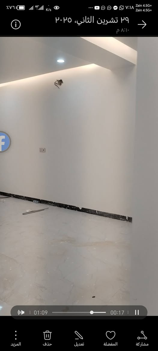 #شقة للايجار ١٠٠ متر تقع على شارع المجمعات حي النداء# ٦-١-٢٠٢٦ السعر مغري *********** مباشر .
