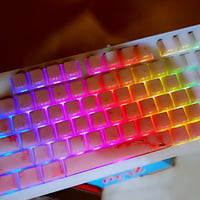 كيبورد ماركة DAREU موديل EK75 جديد غير مستخدم اللون وردي موشم بالورد ا...