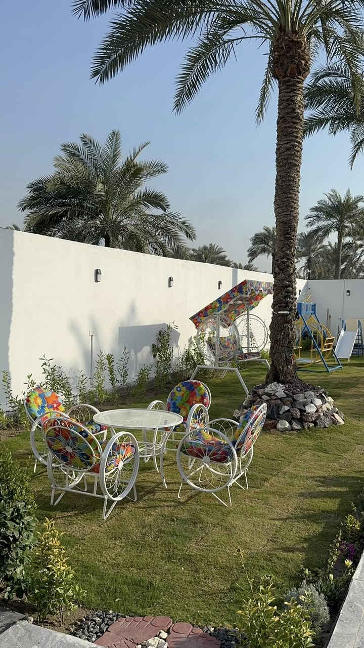 🌙✨ شاليه هلا وغلا يهنئكم بحلول عيد الفطر المبارك ✨🌙
ونعلن فتح حجوزات العيد من الآن لقضاء أجمل الأوقات مع العائلة والأصدقاء بأجواء هادئة ومميزة 🎆🏀

🏡 مميزات الشاليه:

■ غرفتين نوم مريحة + صالة واسعة
■ مطبخ متكامل + صحيات
■ مسبح للكبار 🏊‍♂️
■ مسبح خاص للأطفال 🏊‍♀️
■ ألعاب ترفيهية للصغار والكبار 🎢
■ حديقة واسعة وأجواء طبيعة 🌳
■ مكان شوي متكامل + أدوات للشواء 🍖🔥
■ جلسات خارجية جميلة ومريحة
■ كراج داخلي للسيارات 🚗
■ كهرباء متوفرة 24 ساعة ⚡
■ إنترنت مجاني مفتوح 📶

📌 شروط الحجز:

● يمنع التأجير المختلط للشباب والبنات
● يمنع إدخال الخمور ومكبرات صوت الموسيقى
● في حال كانت عائلة يتم التأكد من الهوية العائلية
● الإدارة غير مسؤولة عن أي حادث عرضي أو غرق
● يرجى المحافظة على نظافة المكان والممتلكات
● في حال عدم الالتزام بالشروط أعلاه يُلغى الحجز ولا يُسترجع المبلغ

⏰ أوقات الحجز:

🌞 الشفت الصباحي:
10:00 صباحاً — 8:00 مساءً

🌙 الشفت المسائي:
10:00 مساءً — 8:00 صباحاً

🌟 اليوم الكامل:
10:00 صباحاً — اليوم التالي 8:00 صباحاً

📞 للحجز والاستفسار:
***********
***********
📍 العنوان:
بغداد – الراشدية قرب الجزيرة السياحية

🎆 احجز الآن واستمتع بأجواء العيد في شاليه هلا وغلا
أماكن محدودة والحجز أسبقية �
