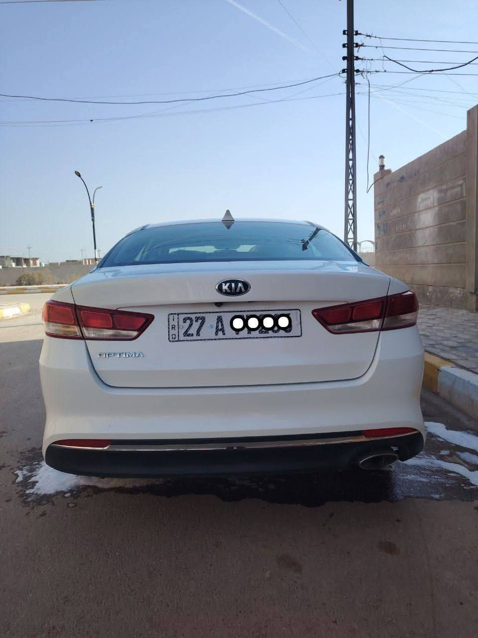 السلام عليكم  كيه اوبتيما 2017وارد امريكي واردها دعاميه وصبغ جاملغ جلاتين  الامامي والباقي كفاله سياره ماشيه 60 ستخدام شخصي  كير ومحرك وحداديه كفاله وتبريد وتدفئه شغلها تايرات تخم جديد سياره لون ابيض صدفي مميز رقم ذي قار الاستفسار *********** مكاني ناصريه قلعه سكر
