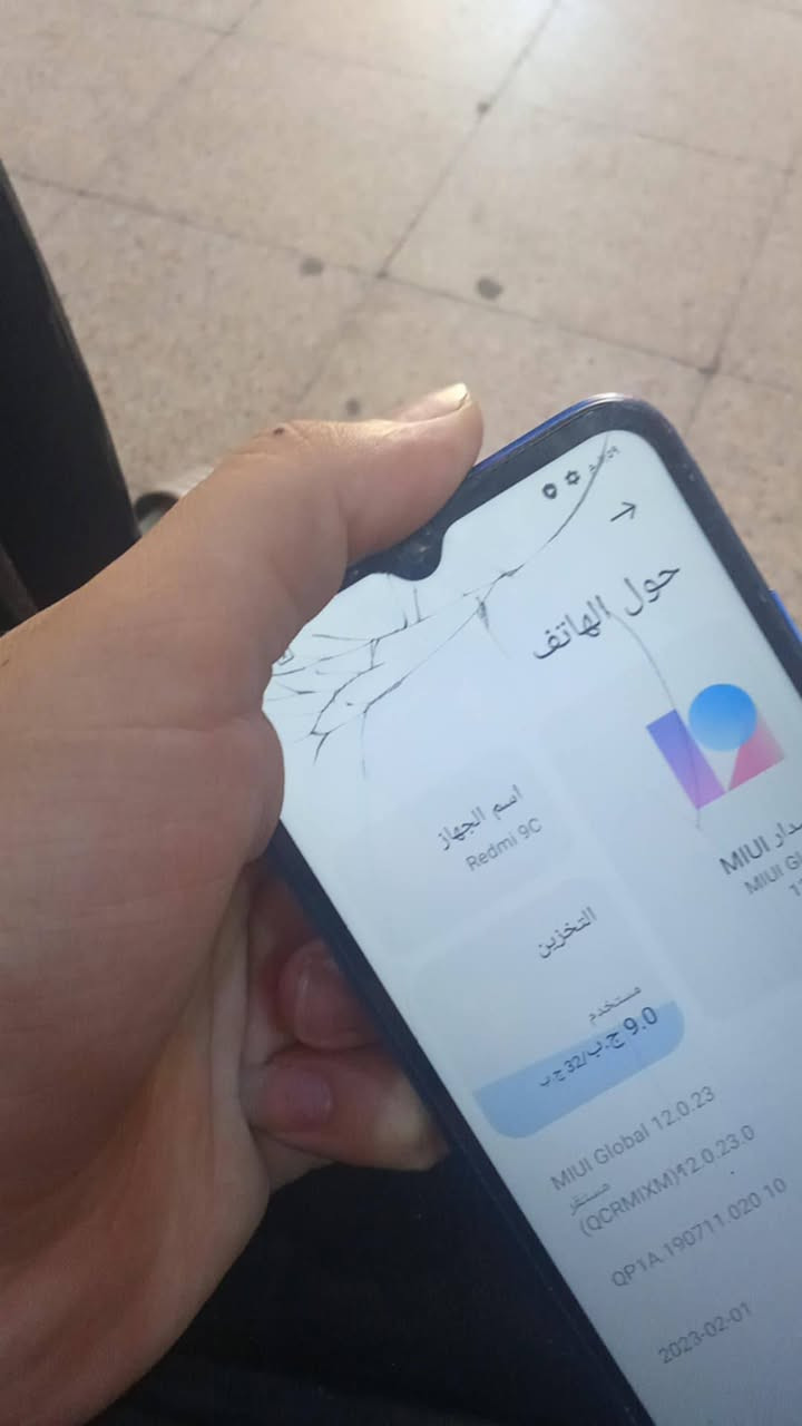 سلام عليكم جهاز Redmi 9C مكسور الشاشه مثل ما واضح ما مثر ع لمس جهاز كلشي ما. مبدل بي بس العدسه الخلفيه مكسوره بصمه وجه،+ اصبع ذاكره 32 بيع و مراوس 50 كربلاء بناء الجاهز *********** بس واتساب
