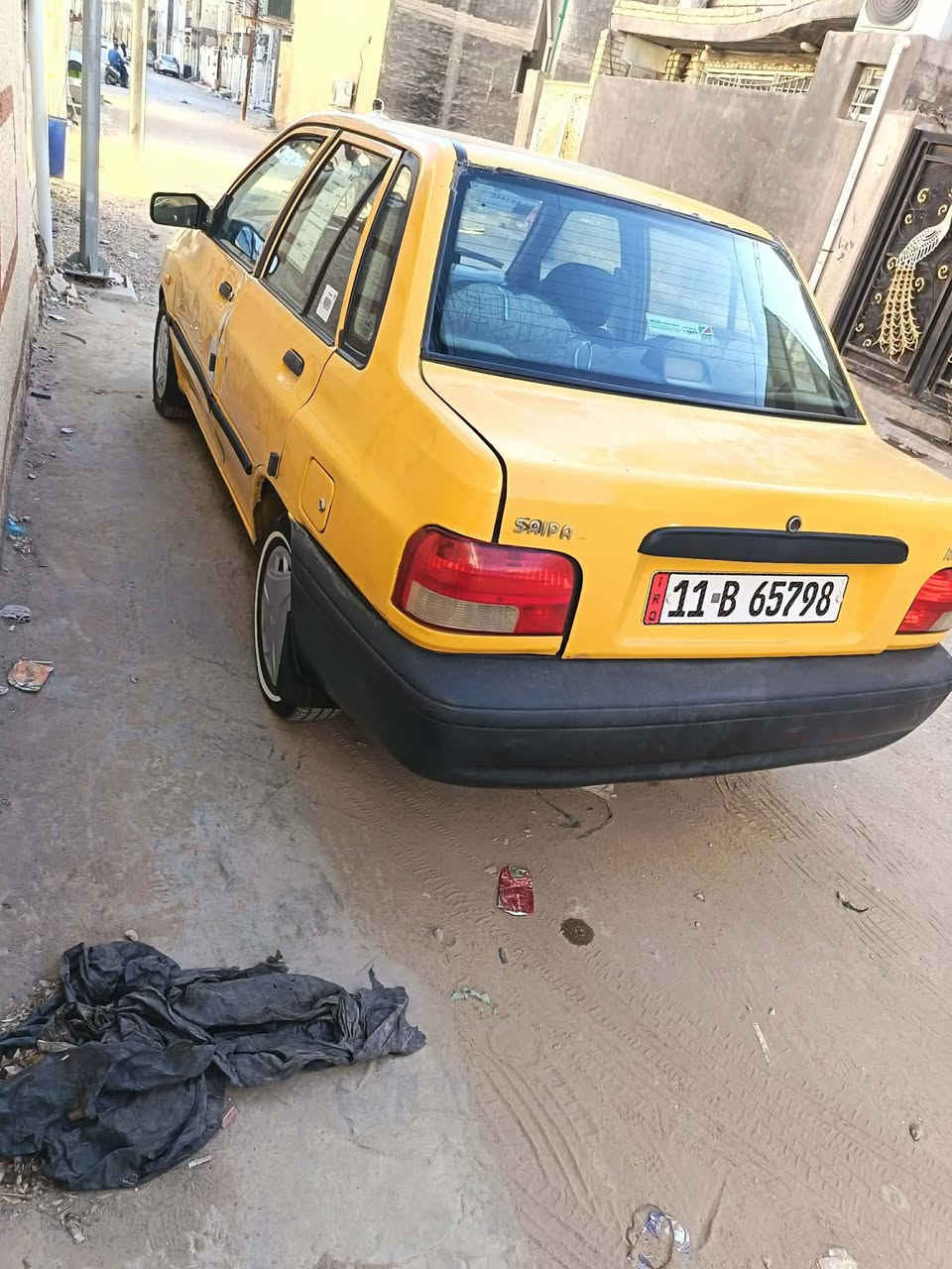 السلام عليكم سايبا للبيع موديل 12رقم بغداد سنويه جديد مصفرة هيه وغرامات تحويل مباشره  مكينه وكير وحداديه كله تمام سعرها 22ورقه مكاني كربلاء رقم التليفون ***********
