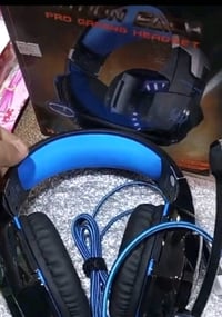 سماعات G9000 للالعاب جديده وموجوده كارتونته  سعرها 20 وبيها مجال