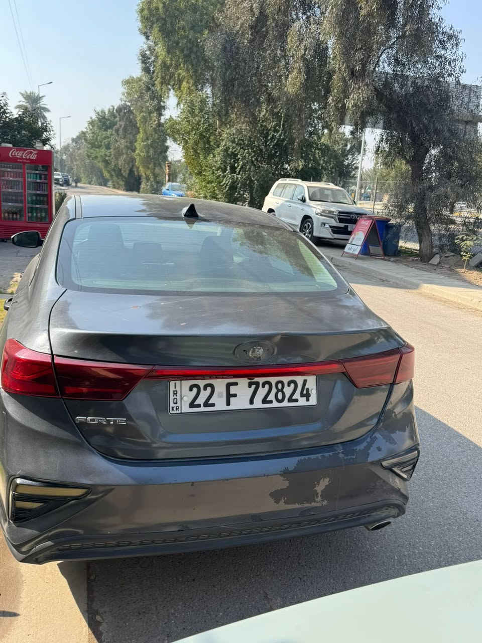 كيا فورتي 
لون نفطي 
موديل ٢٠٢١
وراد امريكا 
حادث صندوك 
محرك ٢٠٠٠ 
ماشية ٦٤،٠٠٠ ميل 
السعر ١٢٥ ورقة 
بيها تلحيضات خارجية بسيطة 
بيها مجال بسيط جدا 
مكان السيارة بغداد / الكرخ 
منصور
رقم صاحب السيارة
+964 780 800 0732


**إذا كنت صاحب هذا الإعلان وتريد حذفه لأي سبب، رجاءا أرسل رسالة إلى الدعم الفني**