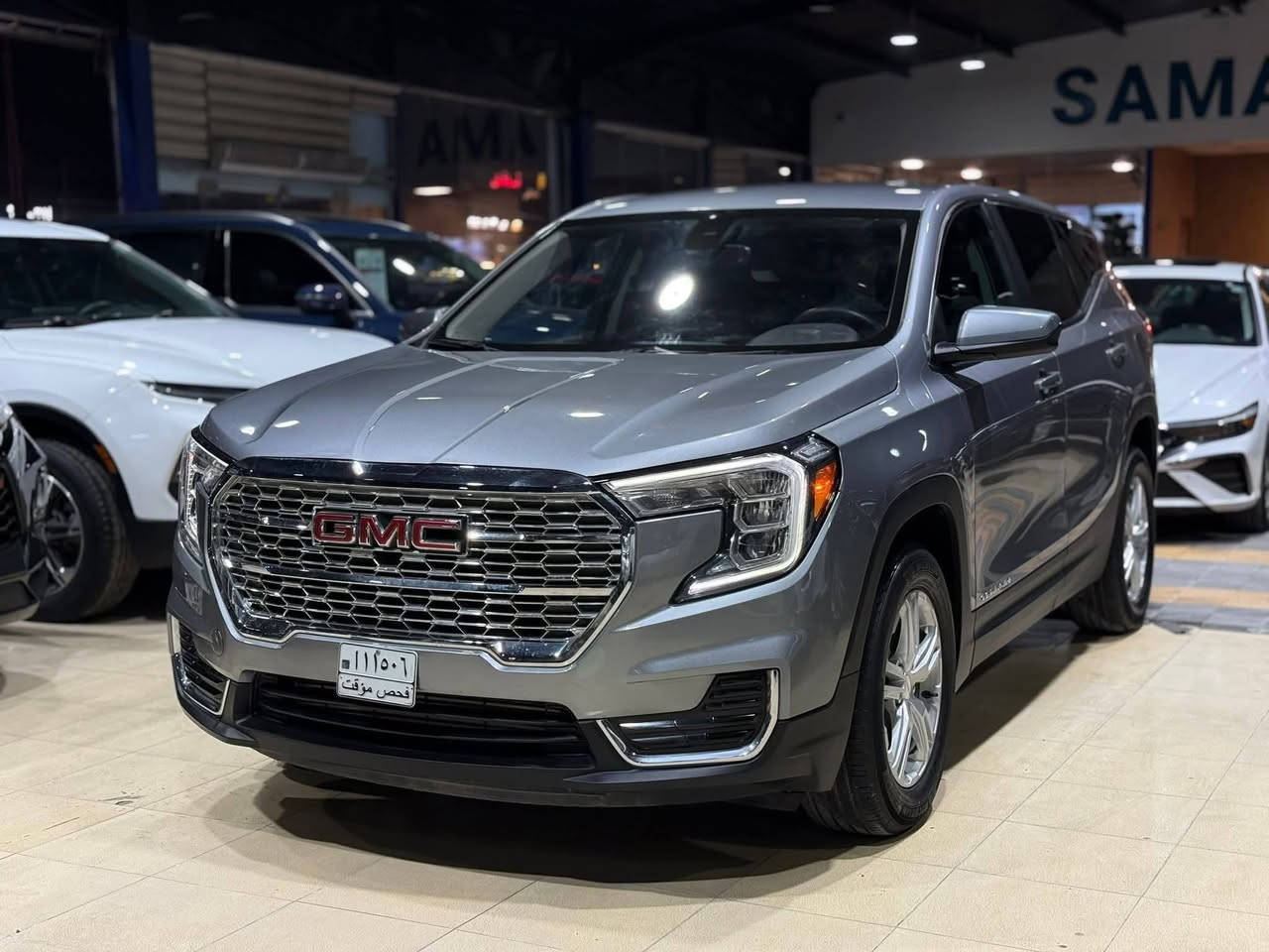 #المركبة : جي ام سي تيرين لون سلفر موديل 2024
#الضرر : بدون ضرر ( كلين تايتل )
#عداد_المسافة : 11 الف ميل حقيقي
#الرقم : حرة مدفوعة الكمرك وجاهزة للترقيم على اي محافظة حسب رغبة الزبون

#المواصفات :
▪️السيارة : جي ام سي #تيران
▪️الموديل : 2024
▪️المحرك: 1.5L توربو (اربعة سلندر)
▪️حجم الويل: ويل كب حجم 17 مع طقم تايرات بحالة ممتازة
▪️لايتات زينون عالي وناصي اصل مع حاجب LED
▪️بصمات عدد 4 للابواب مع بصمة تشغيل
▪️رادار امامي
▪️كشنات السيارة مخمل اسود
▪️تحكم فول كهرباء لكرسي السائق
▪️شاشة الدشبول حجم كبير للتحكم بايعازات السيارة
▪️تبريد قطعتين امامي وخلفي
▪️سايد بريك دگمة
▪️تطعيم صاج لدواخل المركبة
▪️تحكم ستيرن جهتين بلوتوث وحاكية وكروس سرعة 
▪️نظام ABS مانع انزلاق
▪️السيارة جديدة وبوضع الشركة.

السعر المطلوب : 177 ورقة مع المجال مكان النجف 
 
الاتصال على : ***********
