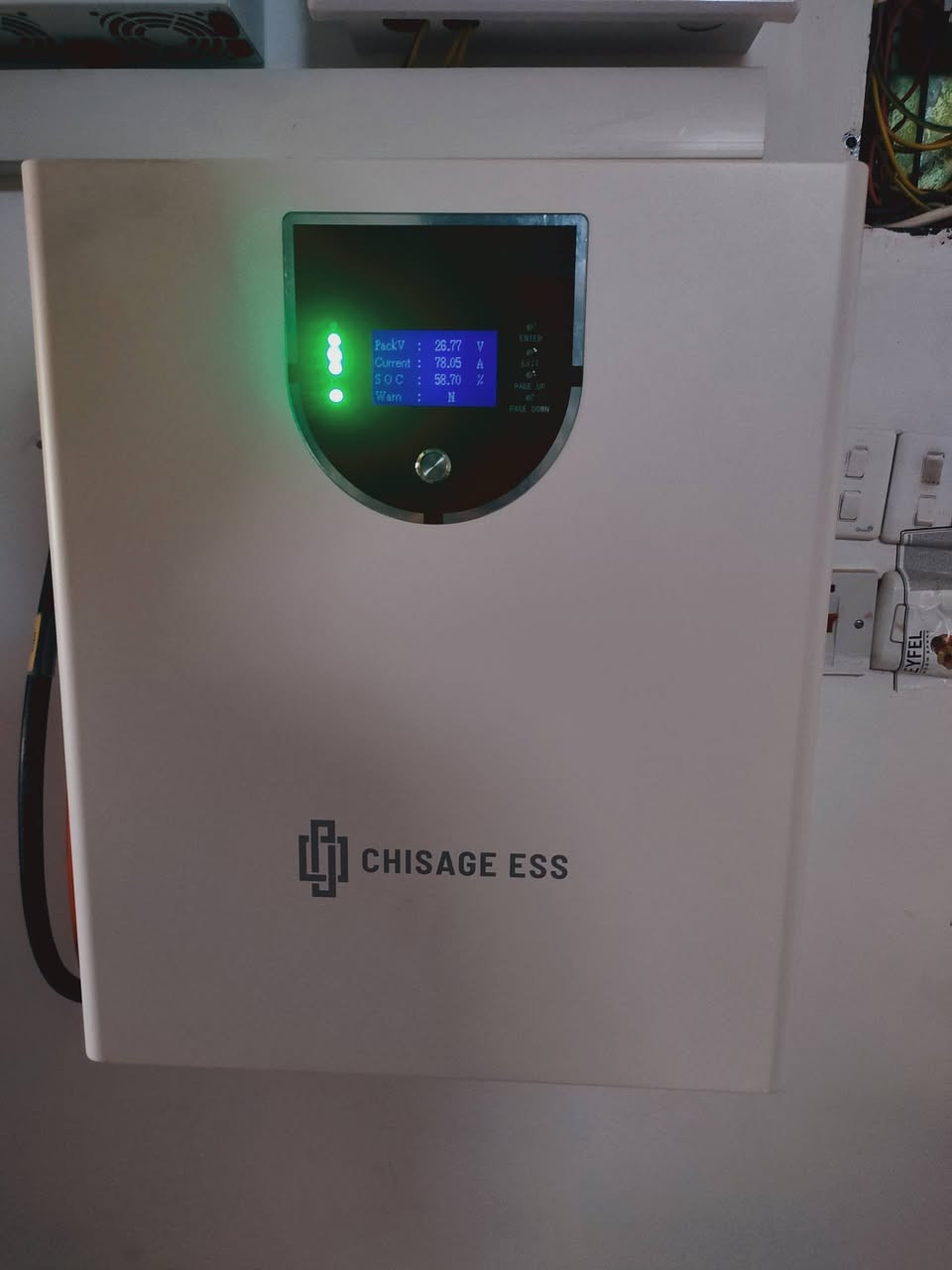📍خانقين_الملك شاه
تم تنصيب منظومة (شركة شيساج)
بقدرة 8نهاري☀️ 8امبير ليلي🌖

تتكون المنظومة من انفيرتر بقدرة3.5 kw✅
وبطارية بقدرة 8 kw✅+بورد سيطرة متكامل✅
وبدون الواح ⚡

ضمان البطارية 5سنوات حقيقية✅✅
ضمان الانفيرتر 2سنوات حقيقية ✅✅

للتواصل :
*********** المهندس صالح الحربي
*********** محمد صالح الحربي
