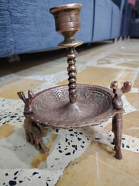 شمعدان • صناعة دمشقية • ١٩٢٧