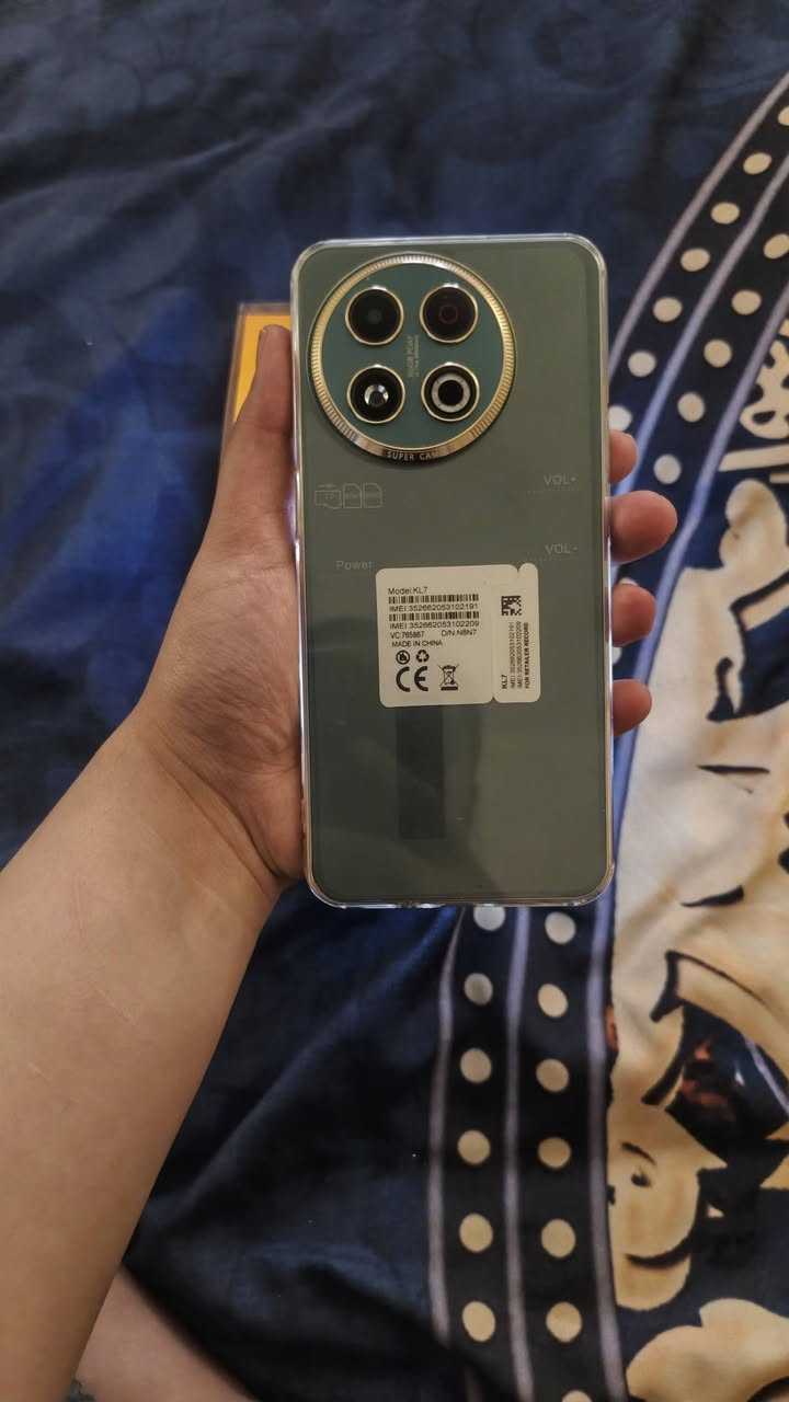 للبيع Tecno Spark 30 Pro (جديد ومختوم)
ذاكرة 512GB
رام 24GB (مع الرام الممتد)
شاشة 6.78" AMOLED 120Hz
كاميرا 108MP
بطارية 5000mAh مع شحن سريع 33W
بصمة تحت الشاشة
سماعات ستيريو
تحكم بالأجهزة بالأشعة تحت الحمراء (IR)
الجهاز جديد، غير مفتوح، مع الكفالة. سعر١٢٥وبي مجال 
العنوان الدورة المهدية الثالثة***********

