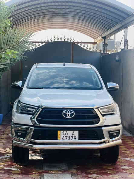 تويوتا هايلوكس 2023 وارد سعودي عبداللطيف جميل
رقم قادسية دولي بأسمي سنويه 28 مكفولة 
موصفات السعودي معروفه
تبريد قطعتين كشن تدفئة شاشه كامره جام اوتو وضعيات قيادة
السياره استخدام شخصي مكاني نجف مشخاب 
السعر 325$ قابل للتفاوض ماشيه 65
متوفر واتساب ‭ ***********‬
