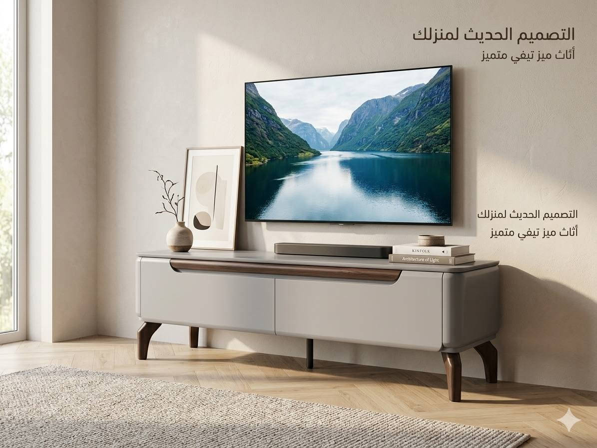 تلفزيونك يستحق أفضل إطار، ومنزلك يستحق لمسة تجعله ينبض بالفخامة. نوفر لكم في معرض العيسى تشكيلة مميزة من ميزات الـ TV بتصاميم تجمع بين العصرية والعملية.
 الجودة والاتقان: مصنعة من أفضل خامات الخشب المتينة ومقاومة للخدش، مع تشطيبات راقية تضمن لك قطعة تدوم لسنوات طويلة.
 التصميم: مساحات تخزين ذكية، وألوان تتناسق مع كافة الديكورات المودرن والكلاسيك.
 🚚 العرض الخاص: اشتري الآن واستفد من خدمة التوصيل المجاني لغاية باب بيتك!
🛒 شرفونا بزيارتنا واختاروا ما يناسب ذوقكم:
📍 العنوان: بسماية - الشارع العام - مجاور سوبر جكن.
📞 للاستفسار أو الحجز، اتصلوا بنا على:
📱 ***********
#معرض_العيسى #توصيل_مجاني #أثاث_مودرن #ميز_تلفزيون #بسماية
