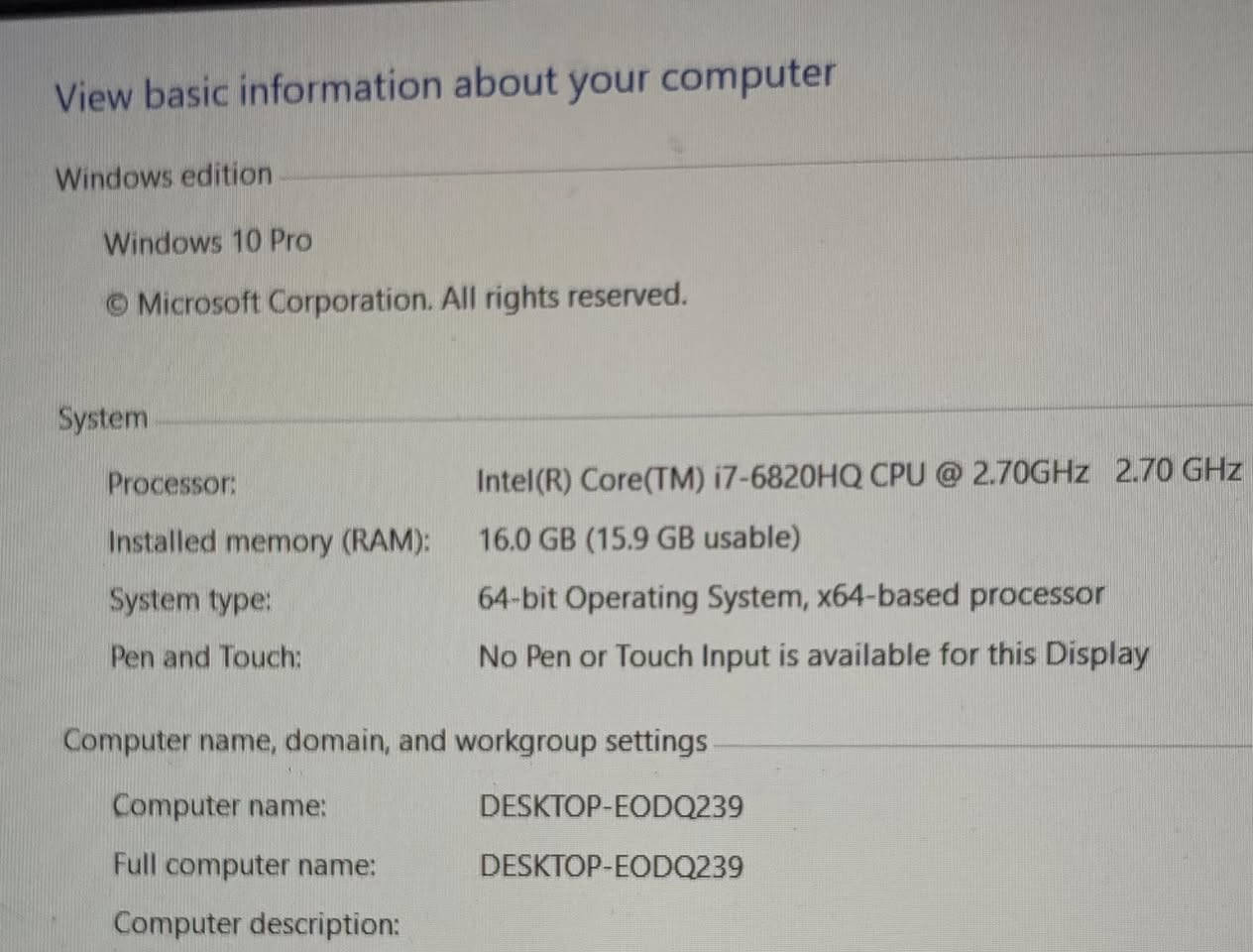 السلام عليكم 🌹
لابتوب (dell precision 5530) للبيع 

_لابتوب كلش قوي للتصميم والهندسه وللالعاب

اللابتوب يجي وياه ملحقات :

جويستك كيم سير احترافي
كيبورد وماوس وايرلس (دونكل) نوعيه ممتازه
ستاند و مبرد هوائي ضوئي 
 
السعر 650 الف 

ملاحظه// البطاريه يرادلها تبديل .


**إذا كنت صاحب هذا الإعلان وتريد حذفه لأي سبب، رجاءا أرسل رسالة إلى الدعم الفني**