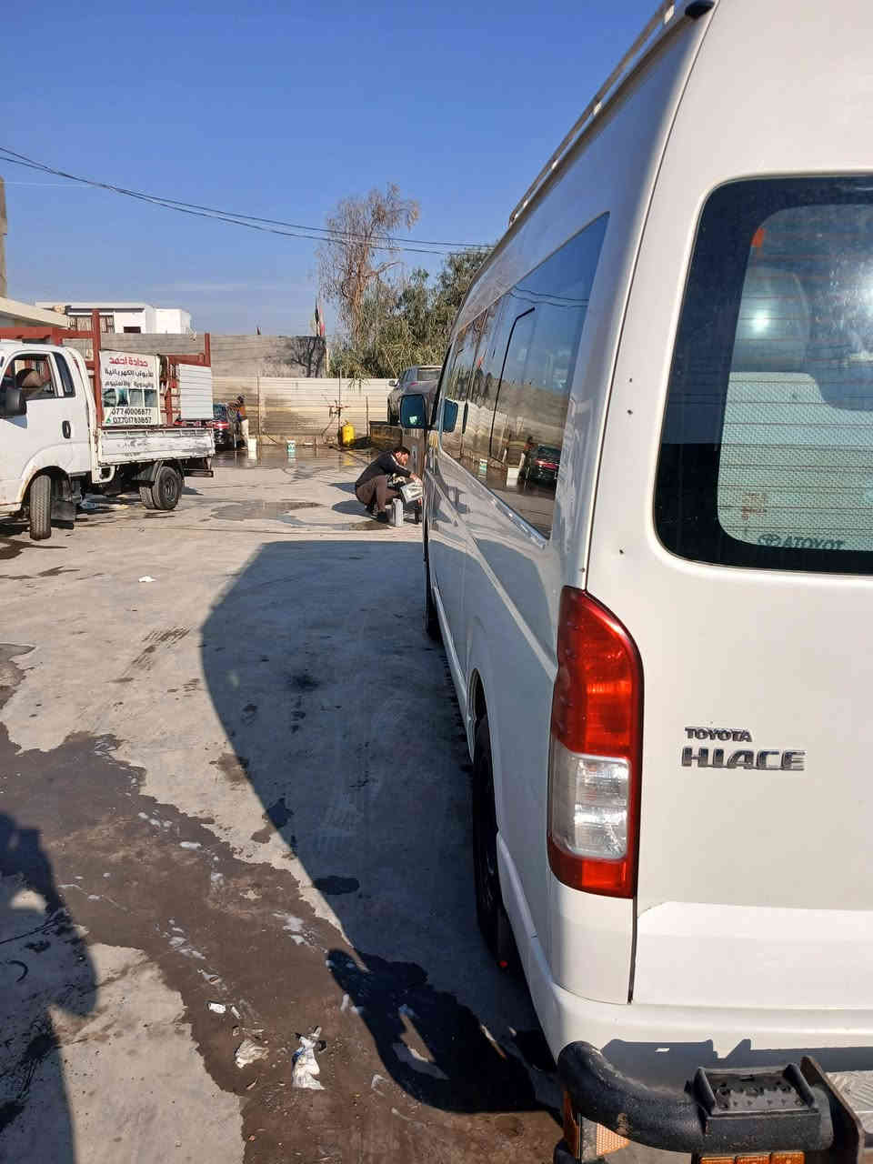 السلام عليكم للبيع هايسة موديل 2015 رقم بغداد كفالة عامة عد شبر صبغ و موضح بالفيديو كفالة ميكانيك عام هاتف *********** السعر 300$ وبيه مجال
