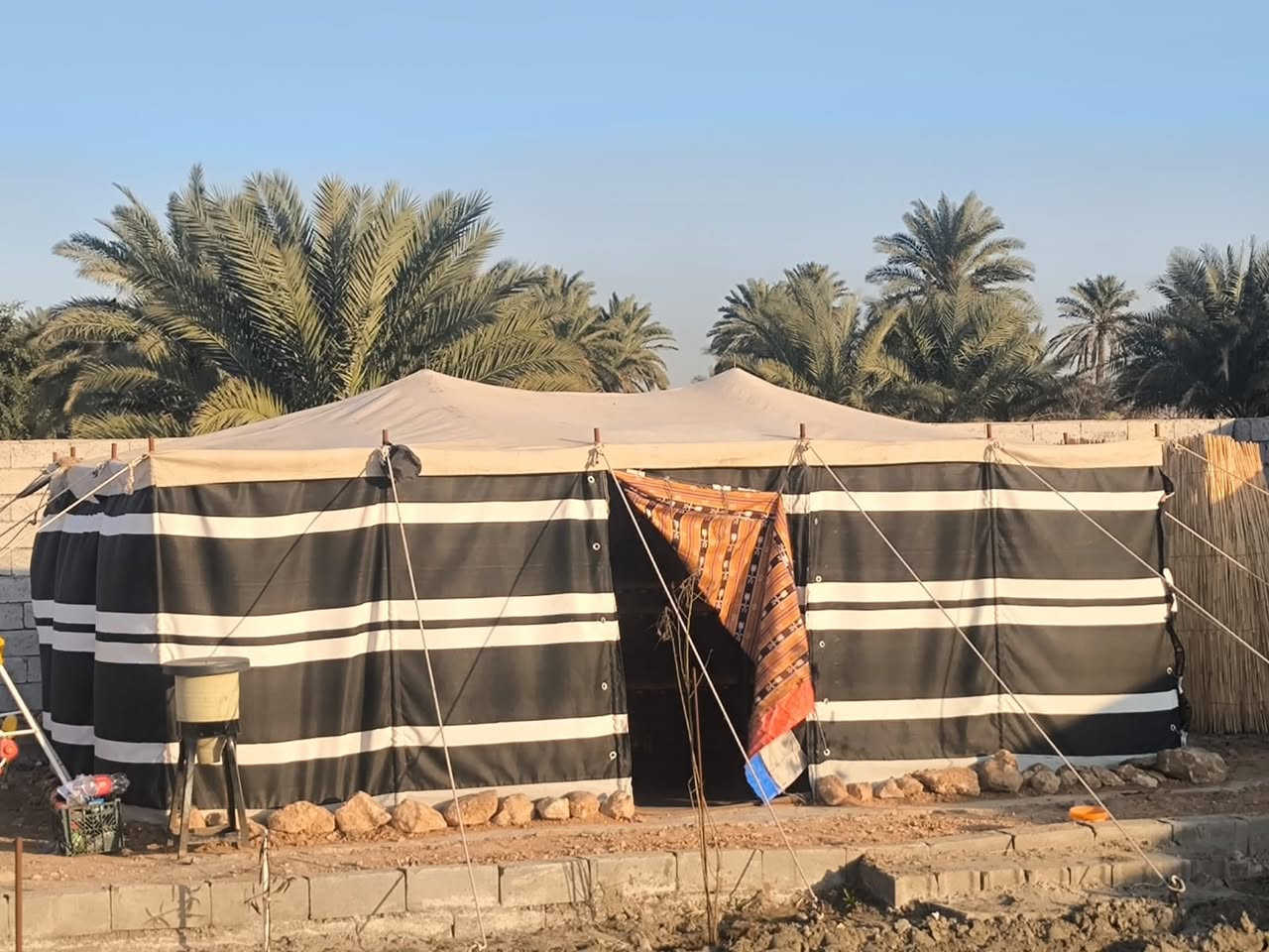 ✨ متوفر الآن أجود أنواع الأقمشة! ✨

🧵 نسيج أصلي وخياطة حسب الطلب
🏕 جوادر وخيم
🛋 تكيات ورواك
⛺ كشتات وكل ما تحتاج 

💬 كل شيء متوفر حسب طلب حضرتكم!
📲 للتواصل واتساب: ***********

📌 لا تفوتي الفرصة واحصل على أفضل جودة
