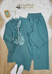 طقم عيد • قماش باربي • فري سايز ٣٨-٤٦