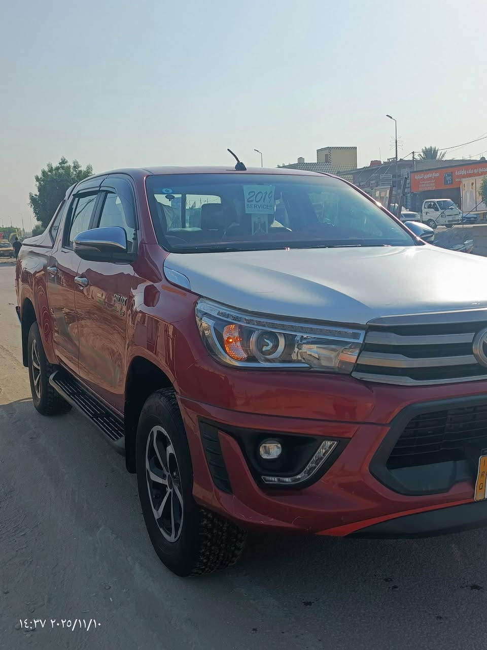 سلام عليكم 
فورويل 2019 رقم بغداد 
محرك 6 سلندر جيد جدا 
كفاله عامه من الضربه والصبغ والتبديل 
ماشيه 91 الف حقيقي وع فحص 
فوول مواصفات واحد ع واحد ساز 
للاستفسار / *********** 
                ***********
