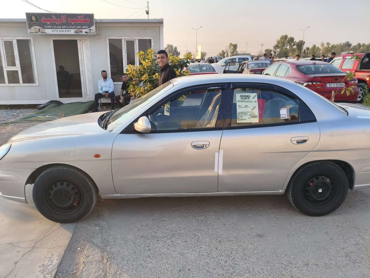 السلام عليكم ورحمه الله وبركاته دايو نوبيرا للبيع موديل 2000
رقم كركوك دولي
دفتر بانزين
محرك شرط 
كير شرط 
سنويه جديده
گير اوتوماتيك 
صبغ جمالية 
السعر 47 وبيه مجال ✅
لتواصل والاستفسار:***********
