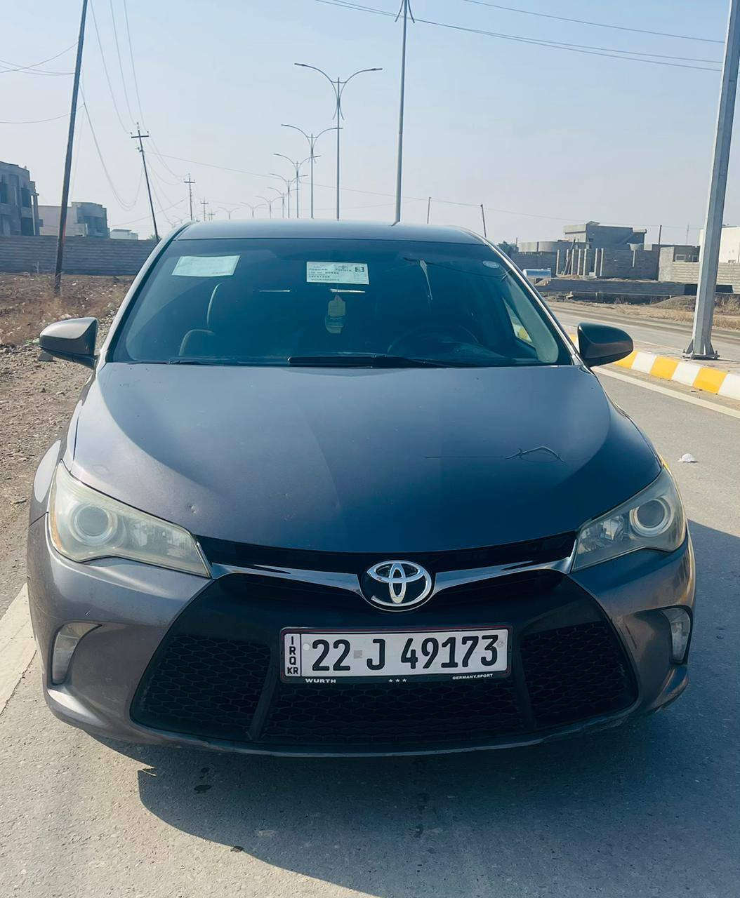 السلام عليكم  (  للبيع ) 
كامري 2016 وارد امريكي
كير مضبوط
محرك بدايه صرف
اطلع من العلم للموصل وارجع ازيدها ربع لتر دهن و شرط لا دخان ولاتبخير
صدر مضبوط
تدفئه وتبريد فول
نضافه كلش راقيه
السعر 155$وبيها مجال 
والسونار مرفق مع الصور
للاستفسار اكثر خابرني *********** تكريت, صلاح الدين
