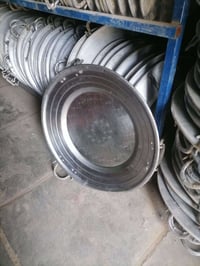صينيه ستيل ٣ عروه ثقيل قياس ٨٥ سم سعر ١٧ الف بغداد ٠٧٧١١٢٢٤٢٦٦