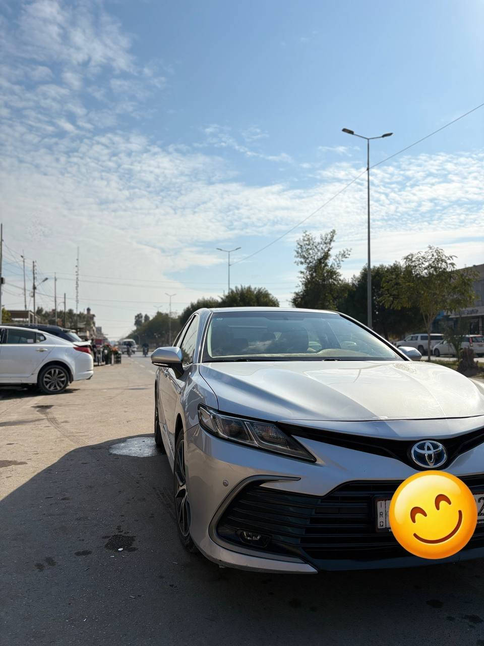 كامري موديل 2023 خليجي
بيها بس صبغ بلباب مال سايق شي بسيط وبارد بلجاملغ مال سايق ماشيه ٦٠ الف
***********
