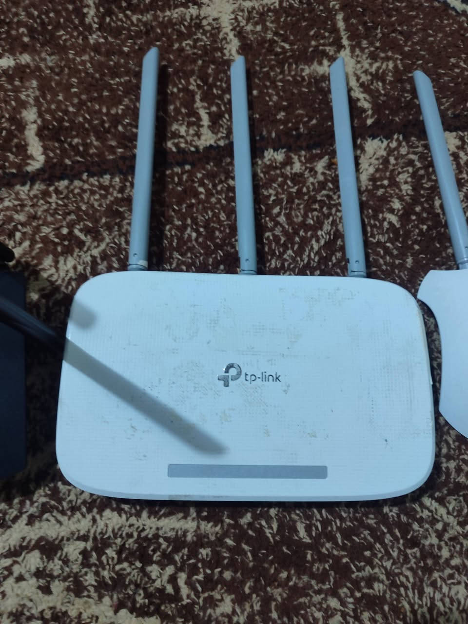 السلام عليكم من رخصة الادمن
للبيع ثلاثه راوترات واحد عنكبوت وثنين تبلينك 
شغالات شرط الفحص اثنين مستخدم شي قليل نضافه 100/90
واحد جديد مامستخدم السعر خاص شراي طب خاص


**إذا كنت صاحب هذا الإعلان وتريد حذفه لأي سبب، رجاءا أرسل رسالة إلى الدعم الفني**