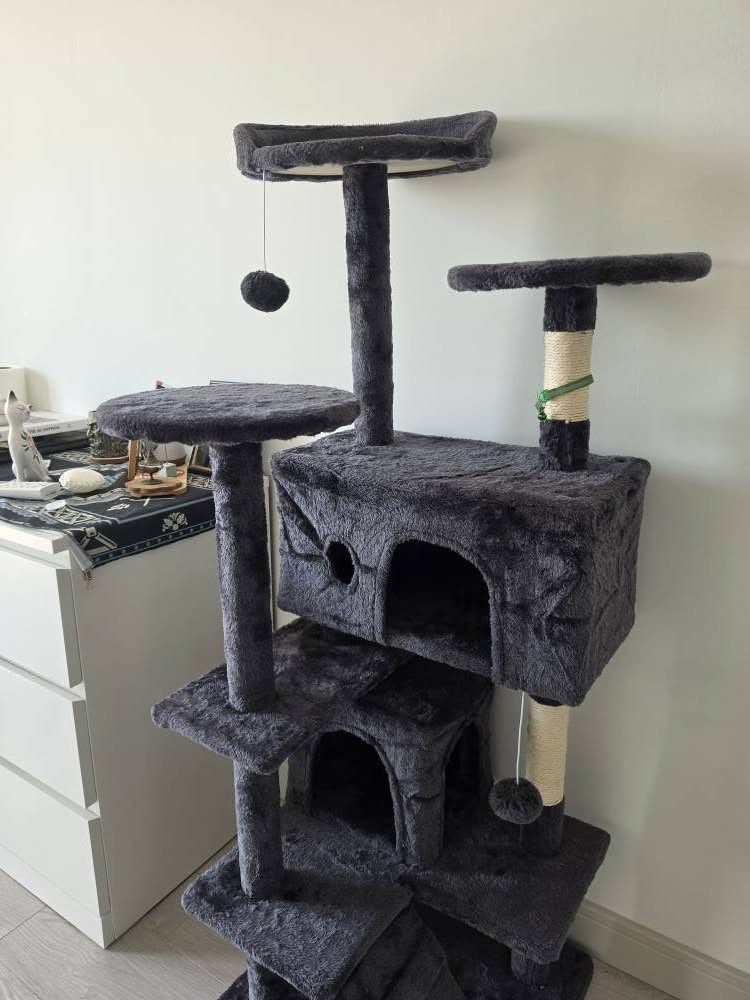 Cat Tower for sale, brand new - Original price was 120,000. It has two scratchers on the pillars. أربيل, العراق


**إذا كنت صاحب هذا الإعلان وتريد حذفه لأي سبب، رجاءا أرسل رسالة إلى الدعم الفني**